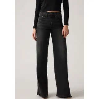 Levi's 728 High Rise Wide Leg Schwarz 31/32