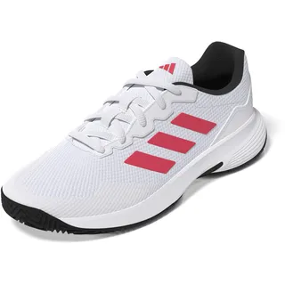 adidas Herren Gamecourt 2.0 Tennis Shoes, FTWR White/Lucid red/core Black, 46 2/3 EU