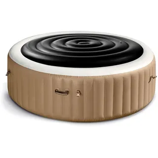 140cm Aufblasbare Whirlpool Abdeckung Runde Whirl Poolabdeckung Badewannenabdeckung Energiesparender Deckel für Whirlpools im Freien Schnelles und Einfaches Aufblasen und Entleeren