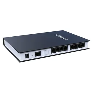 Yeastar TA800, G.711alaw, G.711ulaw, G.722, G.723, G.726, G.729A, GSM 6.10, T.38, DHCP, DDNS, OpenVPN, PPPoE, Static Route, VLAN, RADIUS, TR-069, 12 V, 1 A