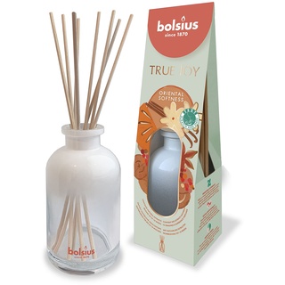 Bolsius True Joy - Duftstäbchen Raumduft Diffuser - Oriental Softness - bis zu 6 Wochen - Haus Parfüm - mit Natürlichen Extrakten - Ohne Alkohol - 80 ml