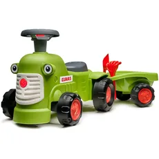 FALK - Traktor Claas mit Anhänger - ab 12 Monaten - 90% recycelter Kunststoff 912C