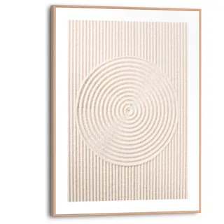 Reinders! Reinders Wandbild 30 x 40 cm Sandy Circles Holz Beige