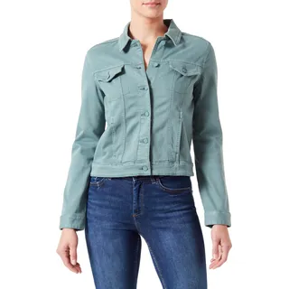 s.Oliver Damen 2147799 Jeansjacke, Petrol 65Z8, 36