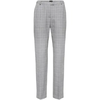 GOLDNER 2-in-1-Hose "Kurzgröße Karohose Anna" Ohne, stein, kariert