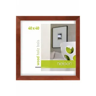 Nielsen Rahmen , Braun , Holzwerkstoff , Kirschbaum , quadratisch , 40x40 cm , Bilder & Rahmen, Bilderrahmen, Bilderrahmen & Fotorahmen