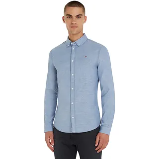 Tommy Hilfiger Tommy Jeans Slim Stretch Oxford Shirt Dm0dm09594 Langarmhemden Gewebte Oberteile, Blau (Twilight Navy), M