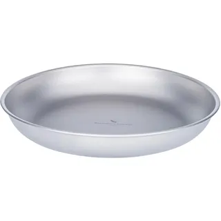 Boundless Voyage Titan Camping Teller Geschirr Untertasse Leichtes rundes Geschirr Set Stapelbare Servierplatten Pasta Teller Reise Outdoor Home Küche Geschirr Set Ti1119T
