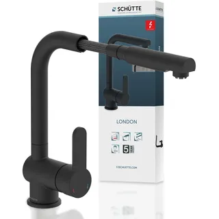 Schütte LONDON Einhebelmischer Schwarz