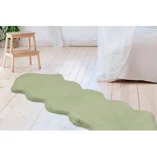 Arte Espina »Rabbit 300« fellförmig 35 mm Höhe Kunstfell, Kaninchenfell-Haptik, supersoft, ideal als Bettvorleger,