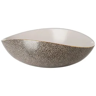 Fink Schale »MIDAS« 1 Stk. aus Porzellan Dekoschale, Schüssel aus Porzellan, Höhe ca. 11 cm, grau