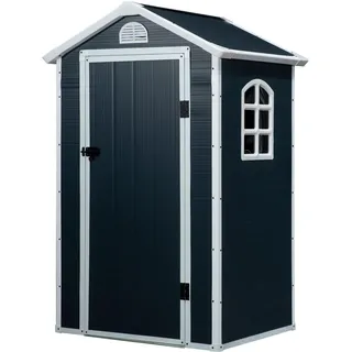 Outsunny Gerätehaus 1,34 x 1,04 m Grau