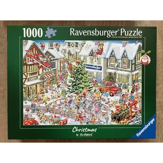 Ravensburger Weihnachtspuzzle 1000 Teile - Wimmelbild Weihnachten von Ray Nicholson