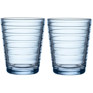 Iittala Aino Aalto Becher Trinkgläser, blau