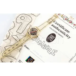 SWATCH SPECIAL Collectors 1993 - GZ124 - SCRIBBLE - Neu