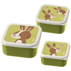 Bild von 25120 Snackboxen Hase Forest Lunchbox BPA-frei Mädchen Lunchboxen empfohlen ab 2 Jahren grün