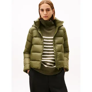 Tommy Hilfiger Damen, Steppjacke Down Casual Jacket mit Kapuze, Grün utility olive, 3XL