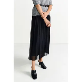 RICHROYAL Plisseerock in Midilänge, mit elastischem Bund, mit Tülleinsatz, A-Linie