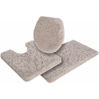 Möve Superwuschel Beige 3-tlg. Set 40 x 40 cm