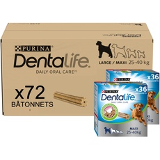 DENTALIFE Maxi – Multipack – 72 Kauknochen für große Hunde – 2 x 1272 g – Mundhygiene im Alltag