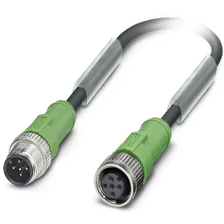 Phoenix Contact 1533615 Sensor-/Aktor-Steckverbinder, konfektioniert M12 Stecker, gerade, Buchse, ge