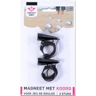 Boule Kugelheber Magnetisch 2er-Set Schnur Petanque Zubehör Metallkugeln | 2 magnetische Kugelaufnehmer heben Metallkugeln ohne Bücken, komfortables Boule Zubehör für 2 Spieler, Training und Verein