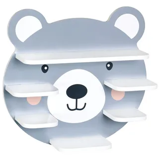 KESPER Wandregal grau B/H/L: ca. 12x42x45 cm - grau