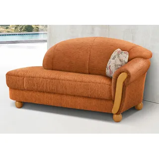 Home Affaire Ottomane »Milano, bequemes solitär Sofa im Landhaus-Stil, B/T/H 181/79/83cm«, orange