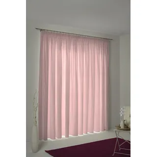 Vorhang ADAM "Uni Collection" Gr. 4, rosa, B:145cm H:245cm, Jacquard, Baumwolle (Bio-Baumwolle), Gardinen, Vorhang, aus 100% Bio-Baumwolle