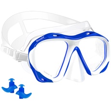 Taucherbrille Kinder,6-14 Jahre Schwimmbrille Kind,Anti Nebel Tauchmaske mit Nasenabdeckung,Verstellbares Silikonband Schnorchelmaske Weiche Material,Anti-Leck Tauchmaske für Jungen und Mädchen
