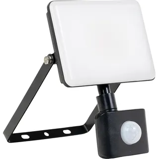 LUXULA LED Außenstrahler Aluminium, Kunststoff 5,0 cm mit Bewegungsmelder schwarz