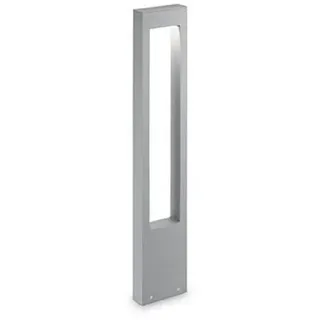 Ideal Lux Außenleuchte Aluminium Glas 80 cm 1 Licht G9 grau