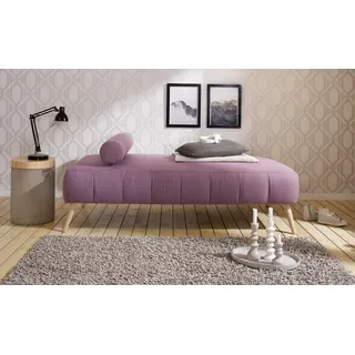 OTTO home Daybett mit losem Rollenkissen 1-Sitzer Lila