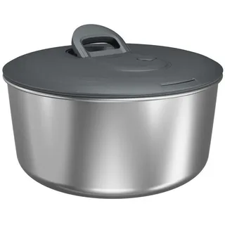 Zyliss Easy Spin Salatschleuder Edelstahl 27 cm 6 Liter schwarz