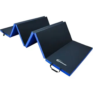 eyepower Gymnastikmatte Klappbar 300 x 100 x 5 cm Blau
