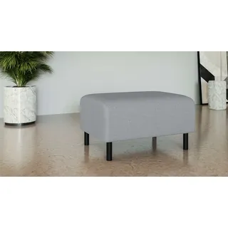 Home Affaire Polsterhocker Glandine 70 x 44 x 50 cm Grau