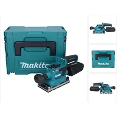 Makita, Schleifmaschine + Poliermaschine, DBO 381 ZJU Akku Schwingschleifer 18 V 93 x 185 mm Brushless + Makpac - ohne Akku, ohne