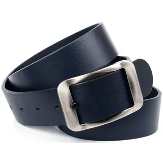 Anthoni Crown Damengürtel Leder blau 105
