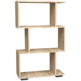 VCM Raumteiler Standregal 60 x 24 x 97 cm Braun