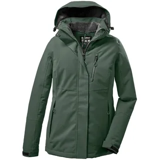 KILLTEC KOW 140 Wmn Jckt Funktionsjacke/Outdoorjacke Mit Kapuze, grüngrau 40