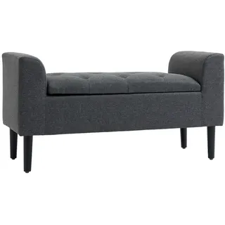 Homcom Polsterbank Dunkelgrau 116 x 44 x 58 cm