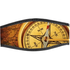Best divers Uhrenarmband Maske aus Neopren, doppelt Klettverschluss, Kompass