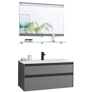 Novel BADEZIMMER Grau - 93.4 cm