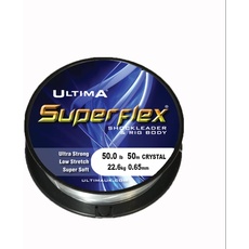 Ultima Superflex Shock Leader, Klaar, 50.0lb/22.6kg
