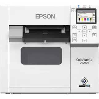 Epson ColorWorks C4000e Weiß/Grau