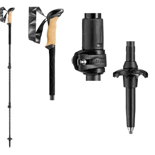 Leki Black Series Carbon 100 - 135 cm schwarz