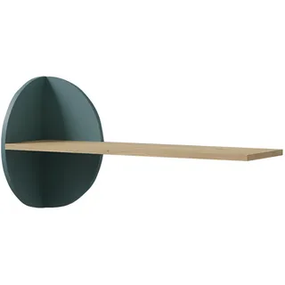Mirjan24 Kinder-Wandregal Lexi 17 , Eichefarben, Blau , Holzwerkstoff , Rechteckig , 82x45x25 cm , Wohnzimmer, Regale, Wandregale