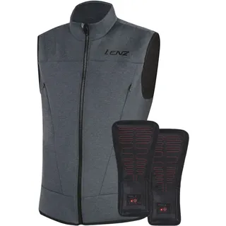 Lenz Heat 2.0 Schwarz/Grau Melange 3XL