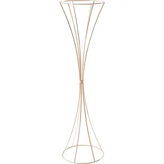 Hochzeitsdeko - Trompetenvase aus Metall - 10er Set - 80 cm Hoch - Centerpiece für Tisch und Gang - Gold