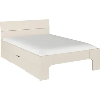 rauch Bett »Einzelbett Doppelbett Stauraum Landhausstil MARLENE Breite 120/140 cm« Breite 90x200 cm oder 140x200 cm, in 2 Breiten mit geräumigem Schubkasten MADE IN GERMANY